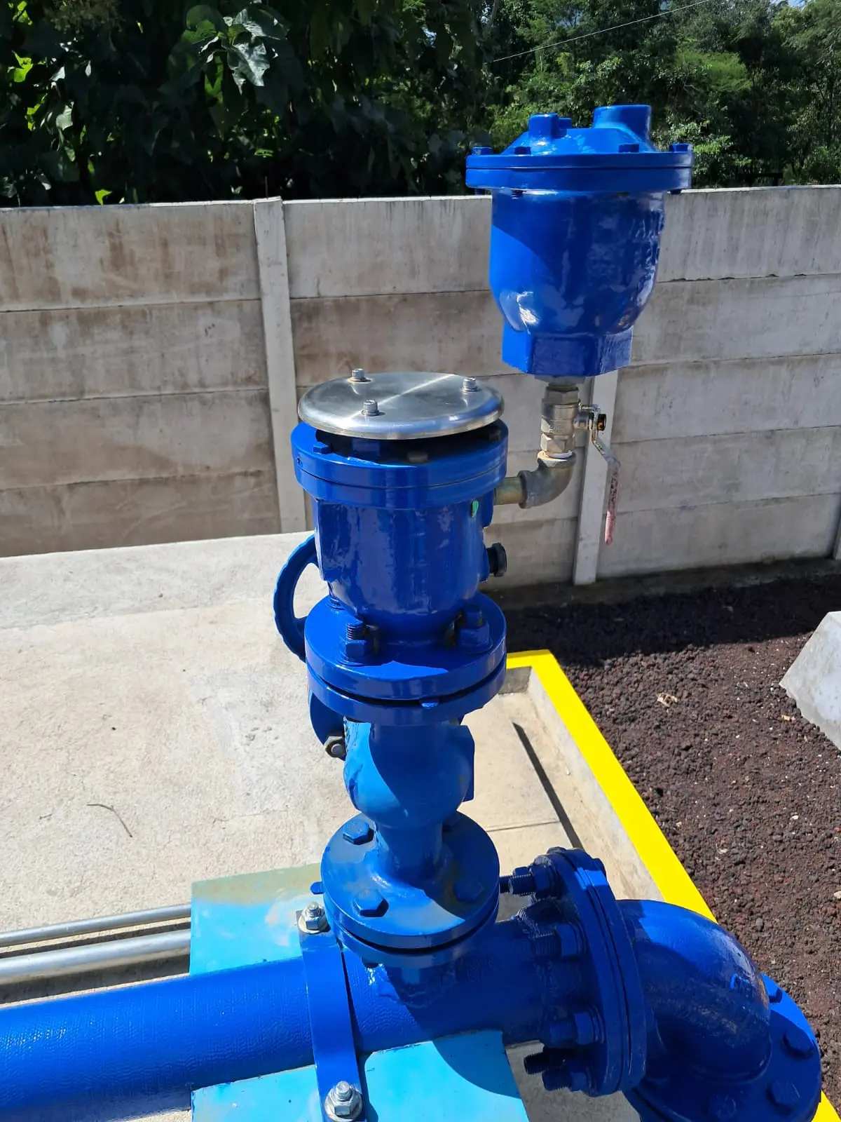 Componente de protección de un sistema hidráulico instalado por Hunayco